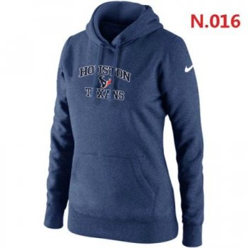 Houston Texans Women's Nike Heart & Soul Pullover Hoodie Dark blue