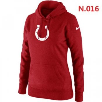 Indianapolis Colts Women's Nike Club Rewind Pullover Hoodie ?C Red-2