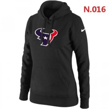 Houston Texans Women's Nike Club Rewind Pullover Hoodie ?C Black