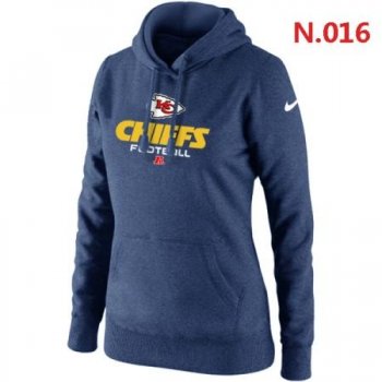 Kansas City Chiefs Women's Nike Critical Victory Pullover Hoodie Dark blue