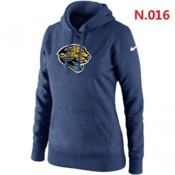 Jacksonville Jaguars Women's Nike Club Rewind Pullover Hoodie ?C Dark blue