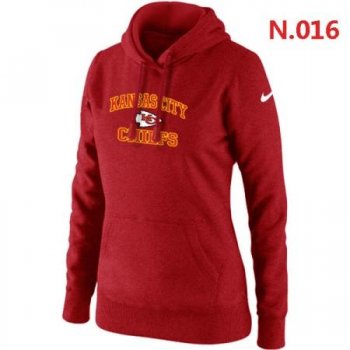 Kansas City Chiefs Women's Nike Heart & Soul Pullover Hoodie Red