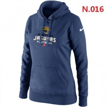 Jacksonville Jaguars Women's Nike Critical Victory Pullover Hoodie Dark blue