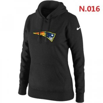 New England Patriots Women's Nike Club Rewind Pullover Hoodie ?C Black 2