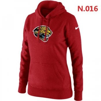 Jacksonville Jaguars Women's Nike Club Rewind Pullover Hoodie ?C Red