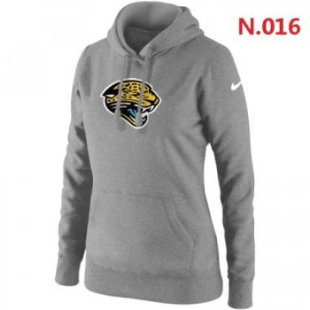 Jacksonville Jaguars Women's Nike Club Rewind Pullover Hoodie ?C Light grey