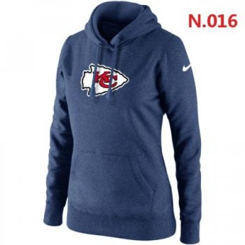 Kansas City Chiefs Women's Nike Club Rewind Pullover Hoodie ?C Dark blue