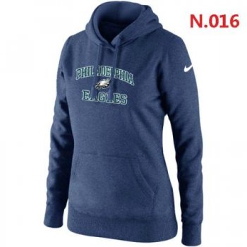 Philadelphia Eagles Women's Nike Heart & Soul Pullover Hoodie Dark blue