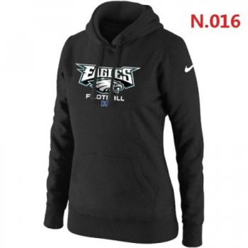 Philadelphia Eagles Women's Nike Critical Victory Pullover Hoodie Black