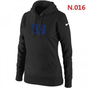 New York Giants Women's Nike Club Rewind Pullover Hoodie ?C Black 2