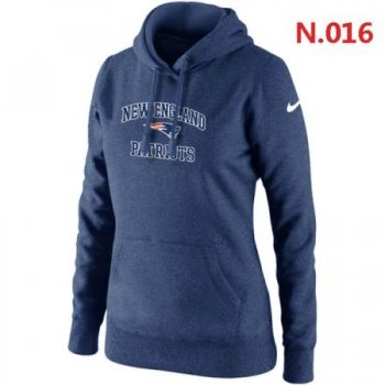 New York Giants Women's Nike Heart & Soul Pullover Hoodie Dark blue