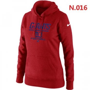 New York Giants Women's Nike Critical Victory Pullover Hoodie Red