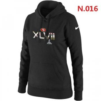 San Francisco 49ers Women's Nike Club Rewind Pullover Hoodie ?C Black 5