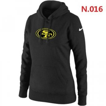 San Francisco 49ers Women's Nike Club Rewind Pullover Hoodie ?C Black 2