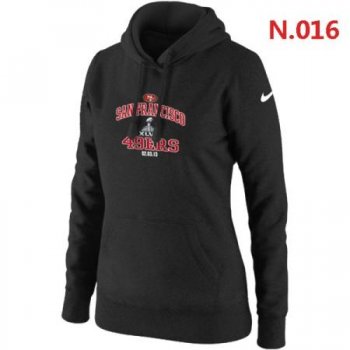 San Francisco 49ers Women's Nike Club Rewind Pullover Hoodie ?C Black 3