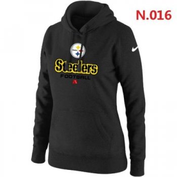 Pittsburgh Steelers Women's Nike Critical Victory Pullover Hoodie Black