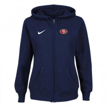 San Francisco 49ers Ladies Tailgater Full Zip Hoodie - Blue