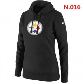 Pittsburgh Steelers Women's Nike Club Rewind Pullover Hoodie ?C Black