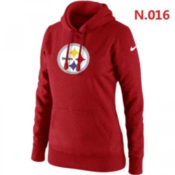 Pittsburgh Steelers Women's Nike Club Rewind Pullover Hoodie ?C Red