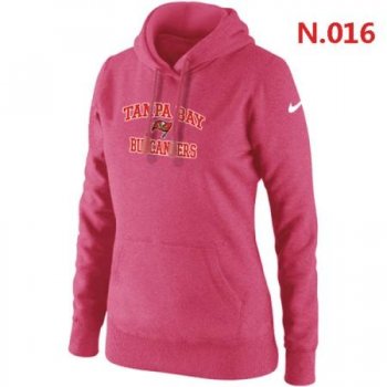 Tampa Bay Buccaneers Women's Nike Heart & Soul Pullover Hoodie Pink