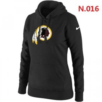 Washington Red Skins Women's Nike Club Rewind Pullover Hoodie ?C Black