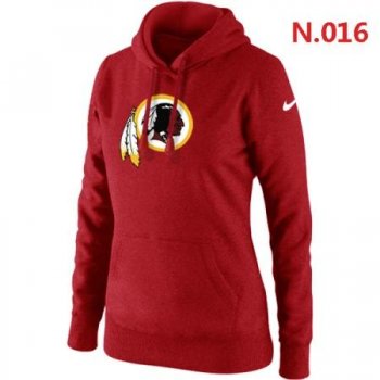 Washington Red Skins Women's Nike Club Rewind Pullover Hoodie ?C Red