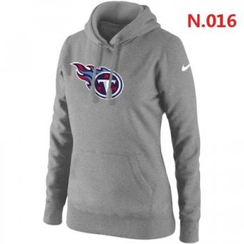 Tennessee Titan Women's Nike Club Rewind Pullover Hoodie ?C Light grey