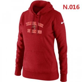 Tampa Bay Buccaneers Women's Nike Heart & Soul Pullover Hoodie Red