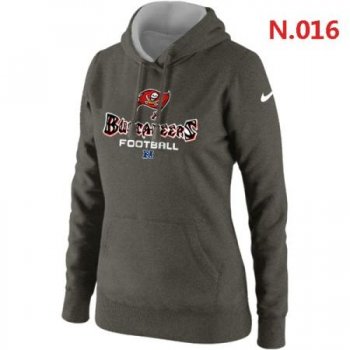 Tampa Bay Buccaneers Women's Nike Critical Victory Pullover Hoodie Dark grey