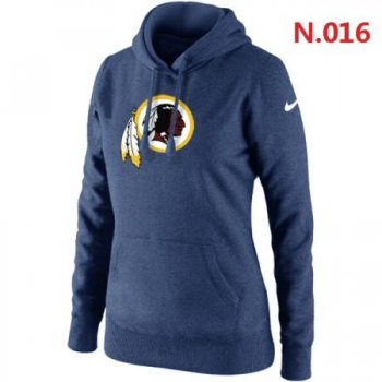 Washington Red Skins Women's Nike Club Rewind Pullover Hoodie ?C Dark blue