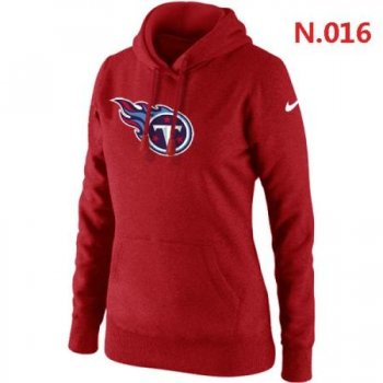 Tennessee Titan Women's Nike Club Rewind Pullover Hoodie ?C Red