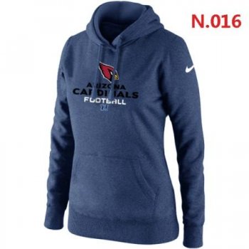 Arizona Cardinals Women's Nike Critical Victory Pullover Hoodie Dark blue