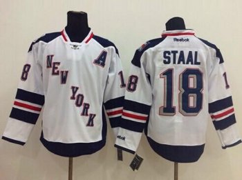 New York Rangers #18 Marc Staal White 2014 Stadium Series Stitched NHL Jersey