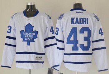 Toronto Maple Leafs #43 Nazem Kadri White Road Stitched NHL Jersey