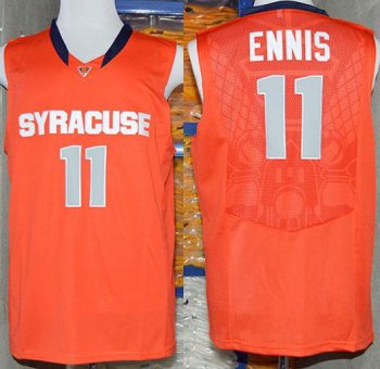 Syracuse Orange 11 Tyler Ennis Orange NCAA Authentic Basketball Jersey