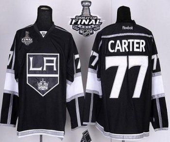 Los Angeles Kings #77 Jeff Carter Black Home 2014 Stanley Cup Finals Stitched NHL Jerseys