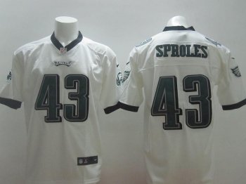 Nike Philadelphia Eagles 43 Darren Sproles White Elite NFL Jersey