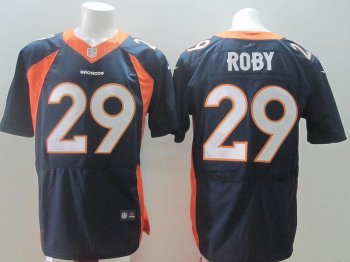 Nike Denver Broncos 29 Bradley Roby Blue Elite NFL Jerseys