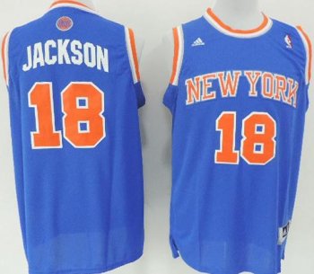 New York Knicks 18 Phil Jackson Blue Revolution 30 Swingman NBA Jerseys