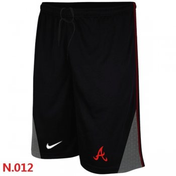 Nike Atlanta Braves Performance Training Shorts Black 2