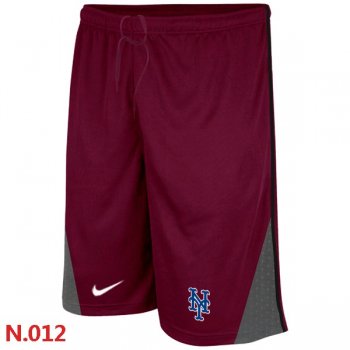 Nike New York Mets Performance Training Shorts Red