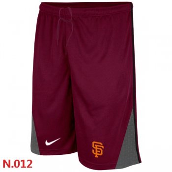 Nike San Francisco Giants Performance Training Shorts Red