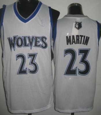 Minnesota Timberwolves 23 Kevin Martin White Revolution 30 NBA Jerseys