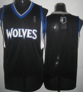 Minnesota Timberwolves Blank Black Revolution 30 NBA Jerseys