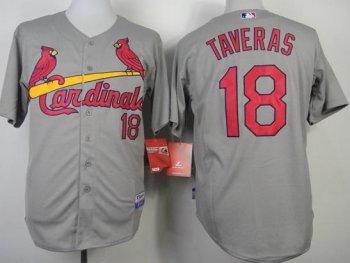 St. Louis Cardinals 18 Oscar Taveras Grey Cool Base MLB Jerseys