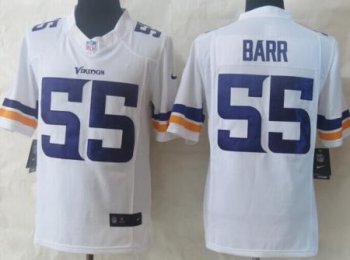 Nike Minnesota Viking #55 Anthony Barr White Limited NFL Jerseys