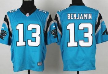 Nike Carolina Panthers 13 Kelvin Benjamin Blue Elite NFL Jerseys