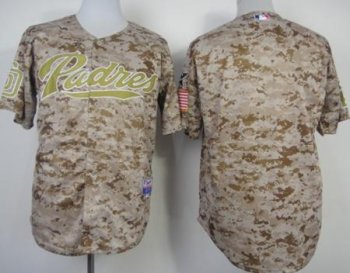 San Diego Padres Blank Camo MLB Jerserys