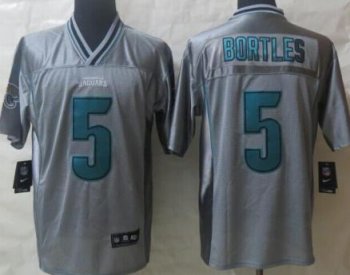 Nike Jacksonville Jaguars #5 Blake Bortles Grey Vapor Elite NFL Jerseys