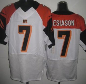 Nike Cincinnati Bengals 7 Boomer Esiason White Elite NFL Jerseys